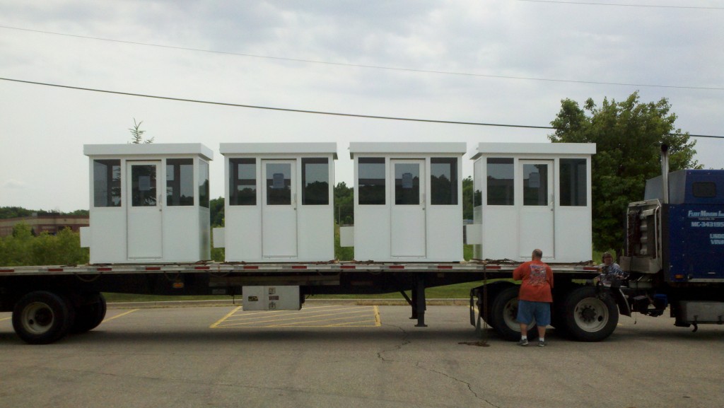 Guard Booths Shipping