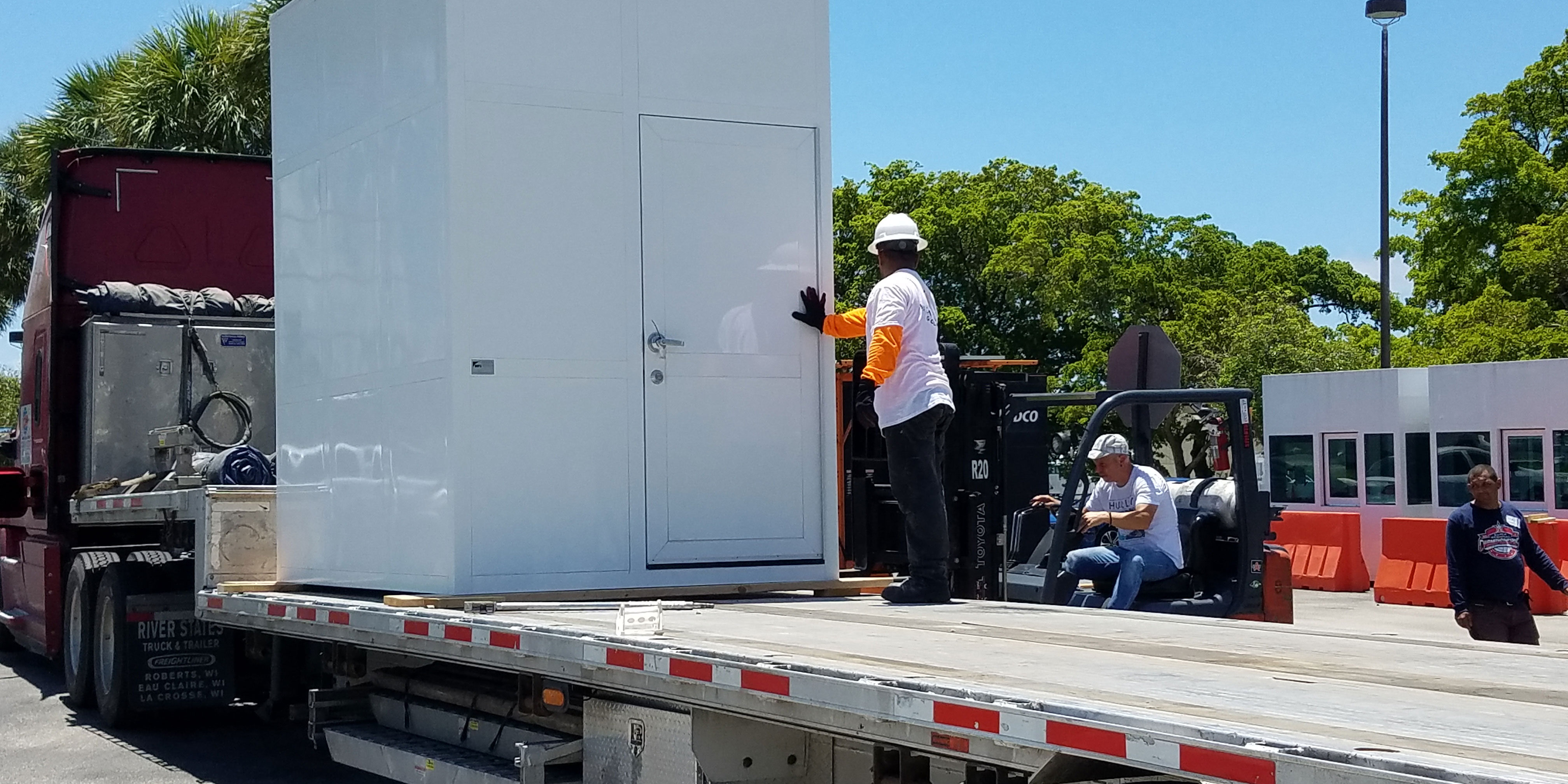 How to install a guard booth How to install a guard booth