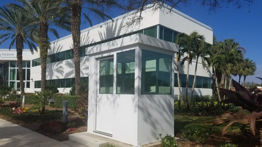 Guard Booth with Sliding Door