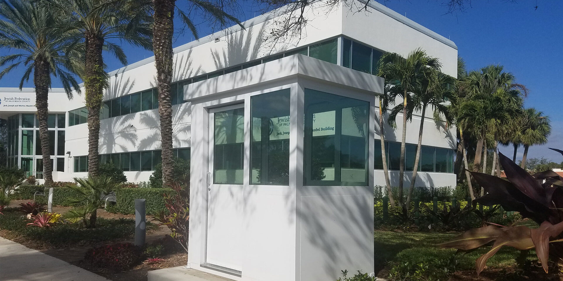 Guard Booth with Sliding Door