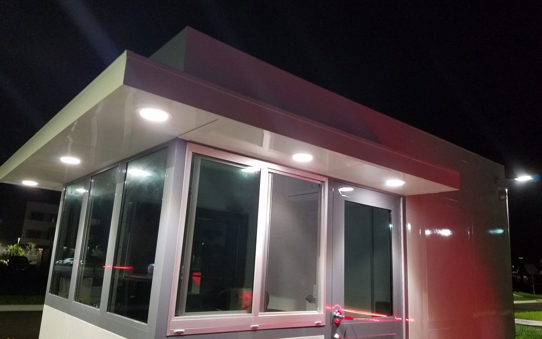 Guard Booth Exterior Lighting Options
