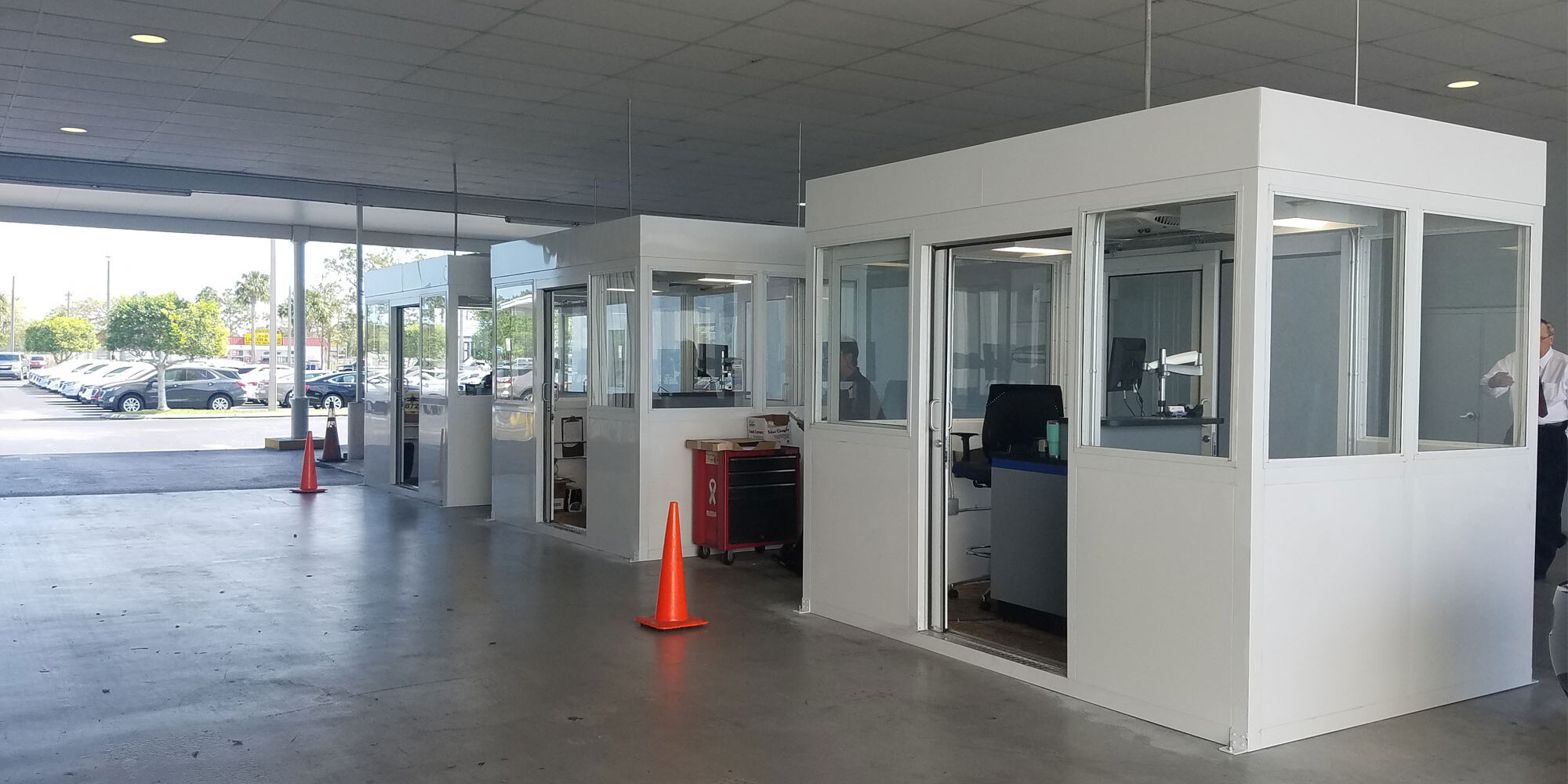 Service Writer Booths